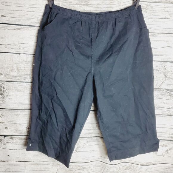 Croft and barrow pull on capris Stretch Size 3X - Picture 1 of 7